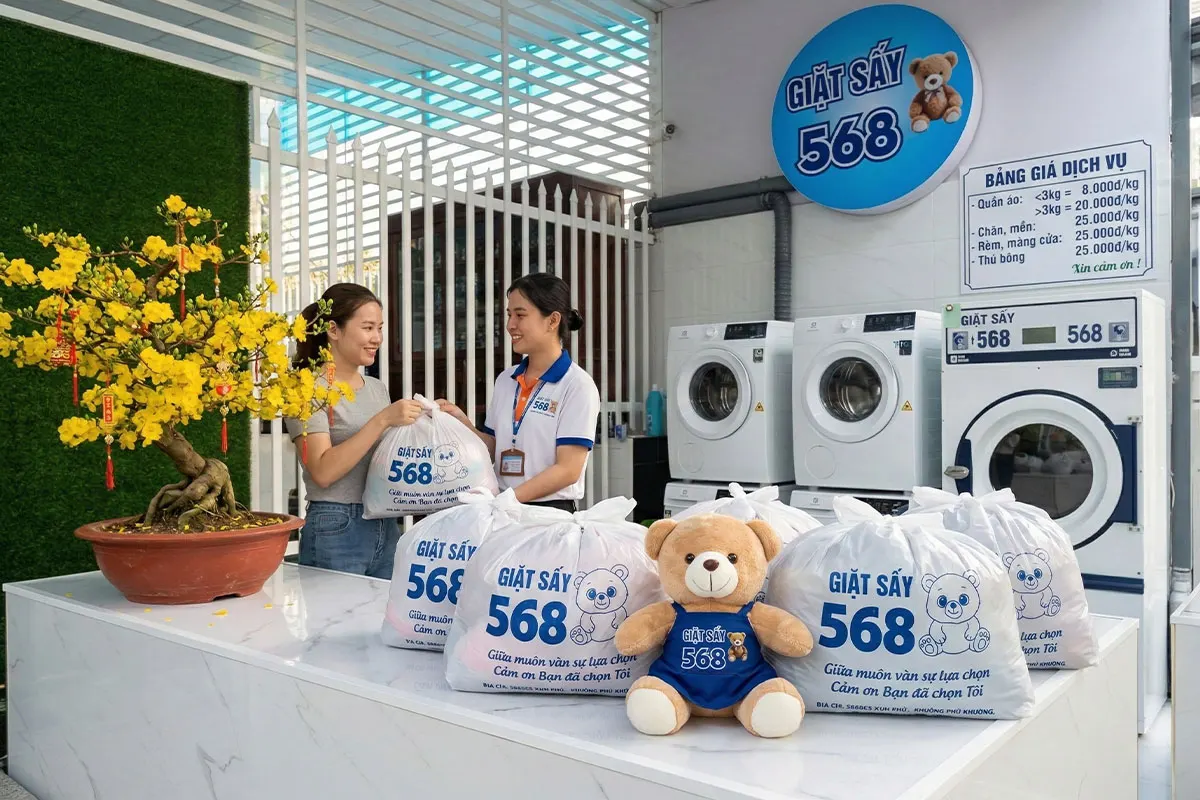 Top Tiệm Giặt Sấy Uy Tín, Lấy Ngay Tại Phường Phú Khương, Bến Tre | Giặt Sấy 568