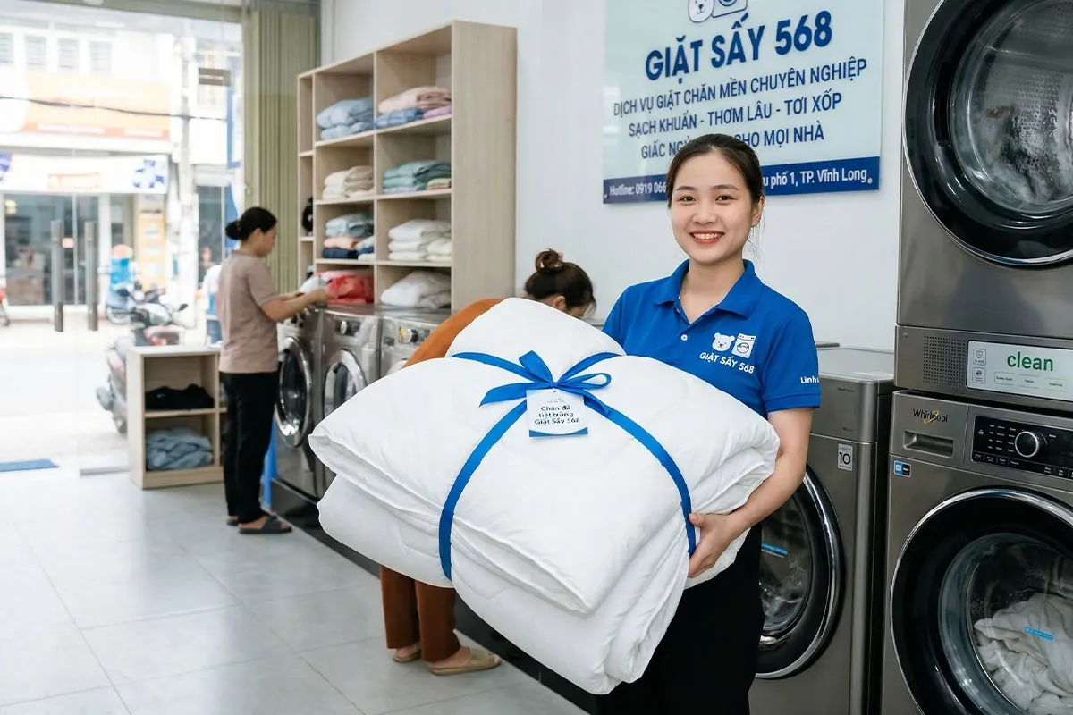 Hướng Dẫn Vệ Sinh Chăn Mền Đúng Cách & Thơm Lâu | Giặt Sấy 568