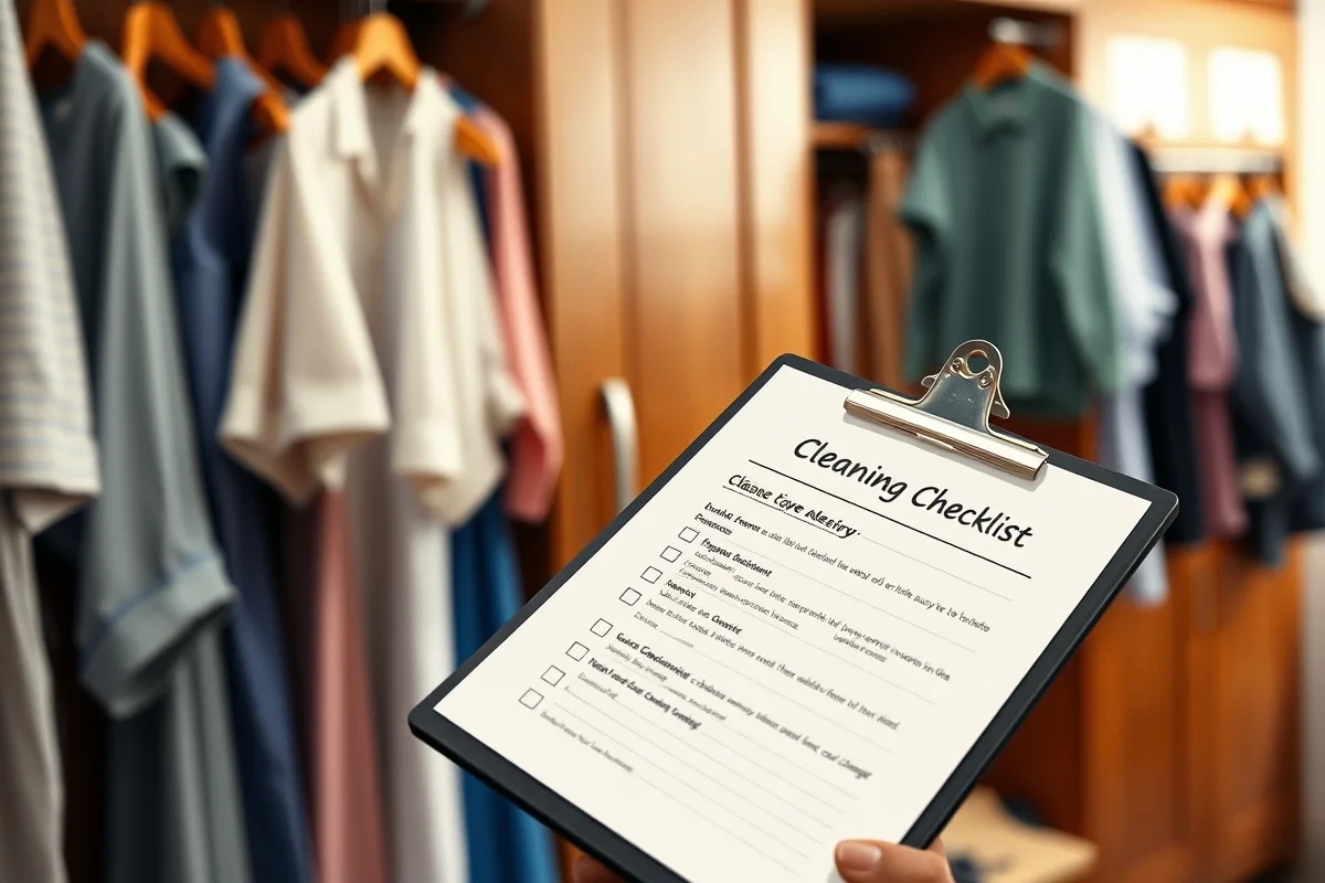 6. Checklist duy trì tủ đồ luôn gọn gàng mỗi tuần