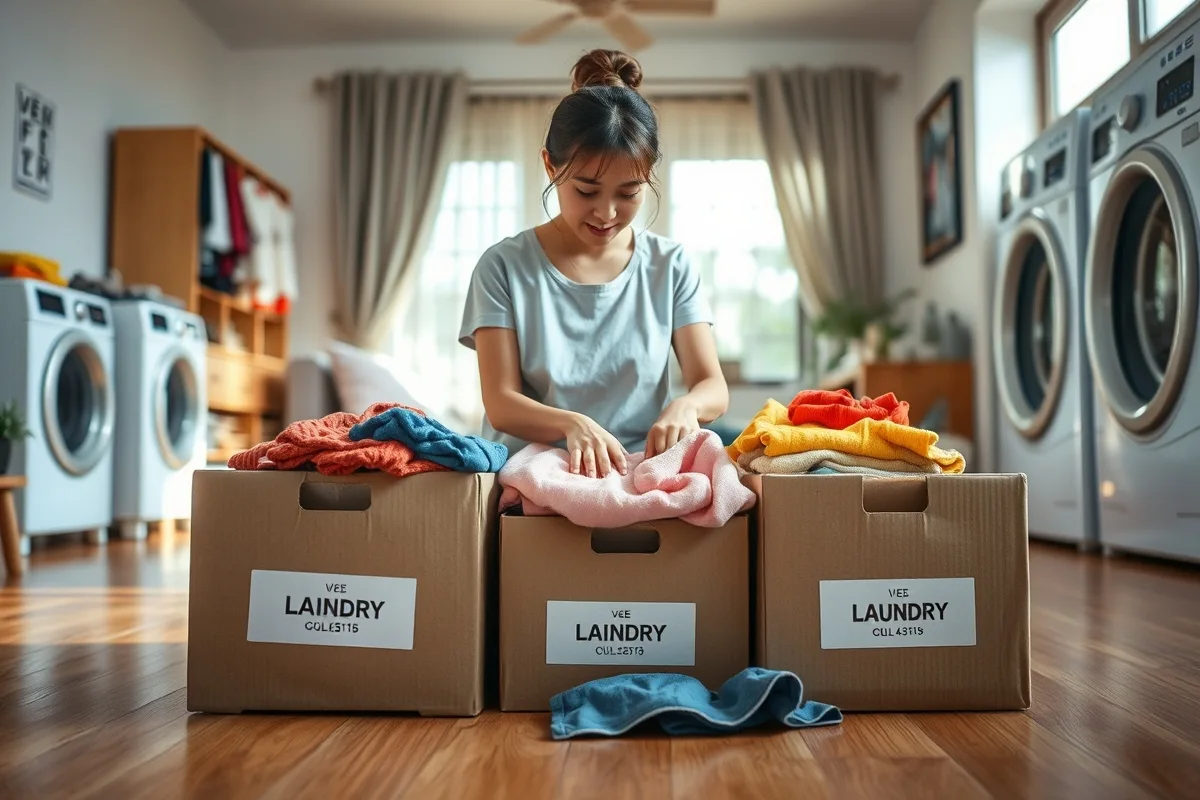 1. Thanh lọc quần áo theo quy tắc 3 nhóm