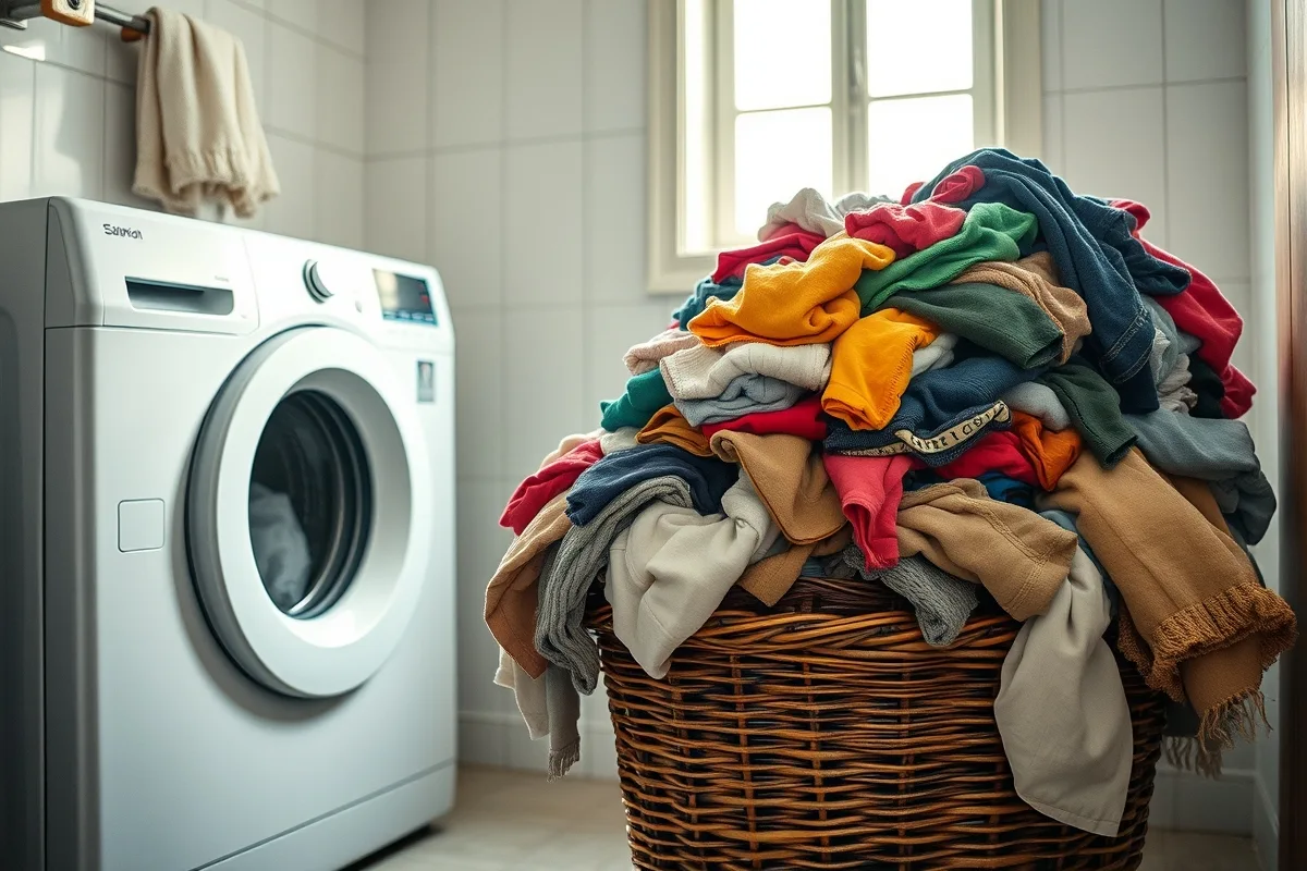 Áp lực dọn dẹp nhà cửa và nỗi lo quần áo tồn đọng trước cuối tuần