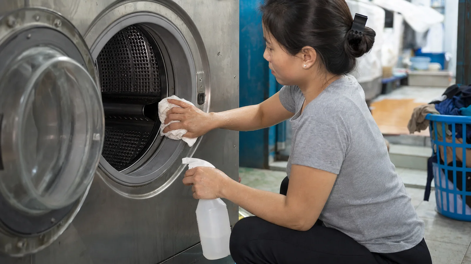 Quy trình xử lý và vệ sinh lồng giặt chuẩn y khoa