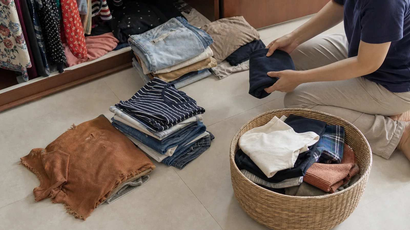 1. Thanh lọc quần áo theo quy tắc 3 nhóm