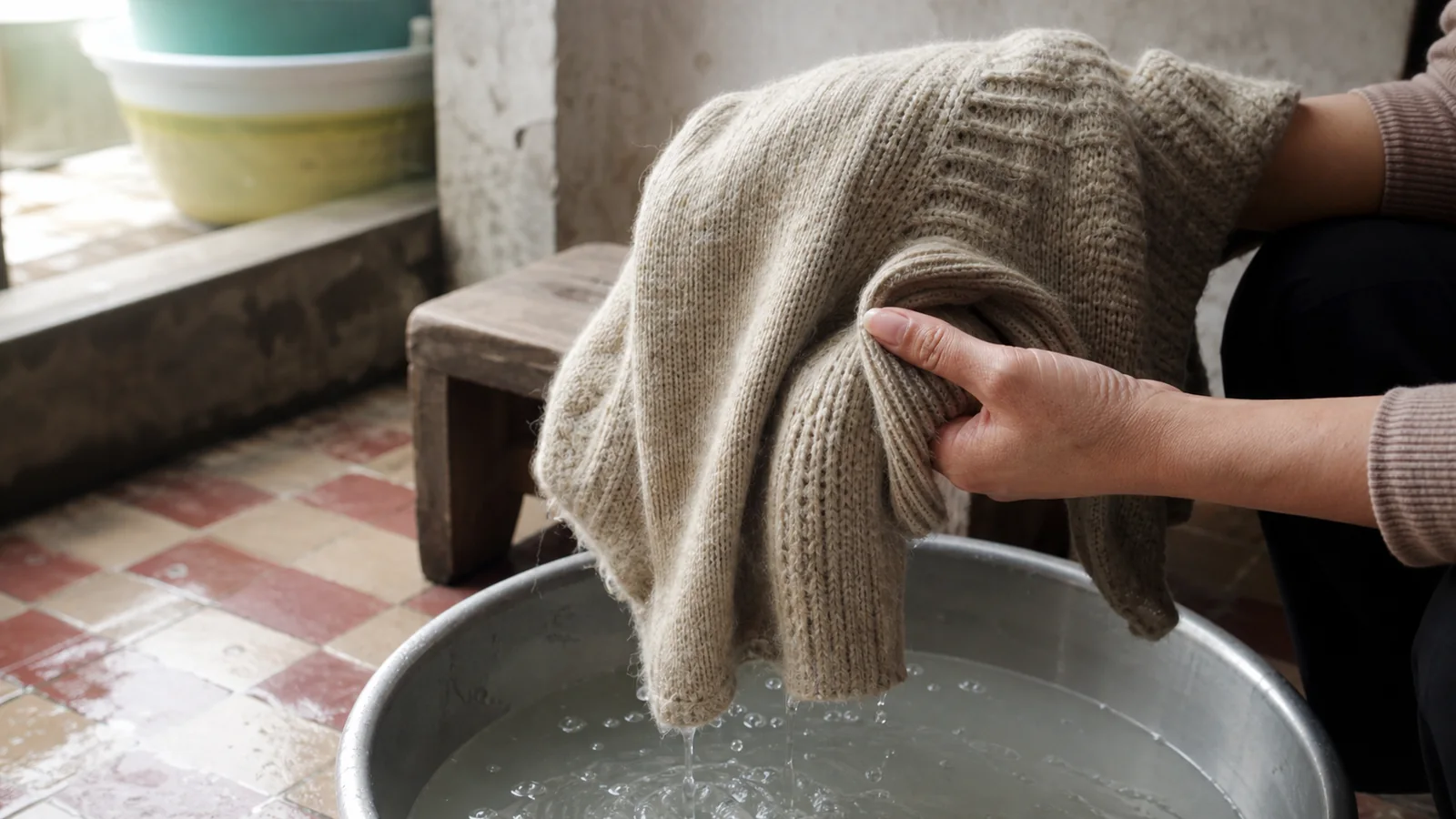 1. Sợi len (Wool) - Nhạy cảm bậc nhất với nhiệt độ cao