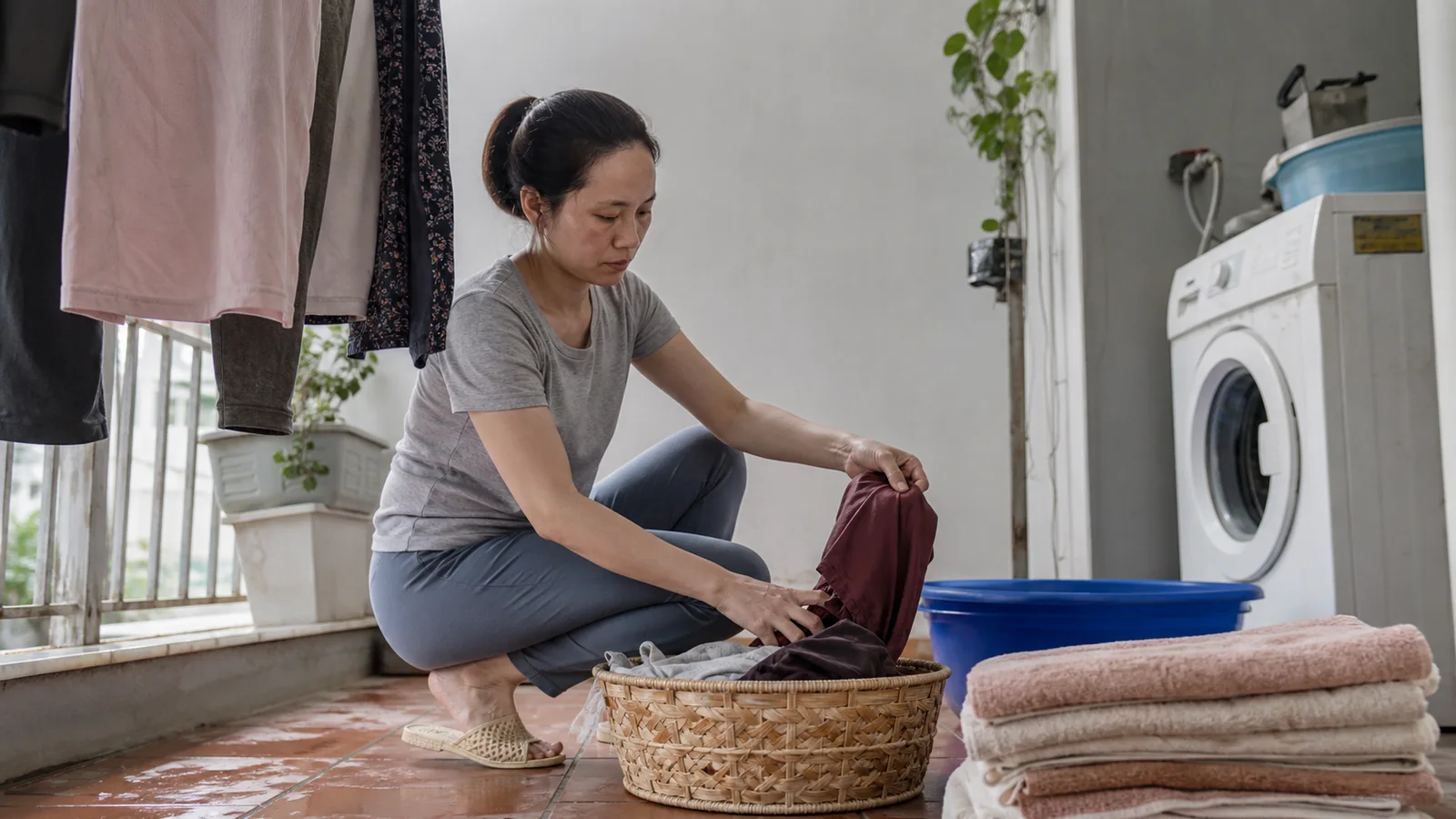 Quy trình 5 bước xử lý nhanh quần áo bị ẩm mốc tại nhà